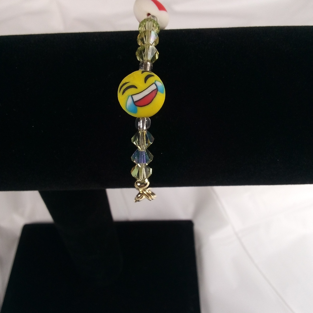 BUNDLE 3/$20* Handmade Emoji bracelet